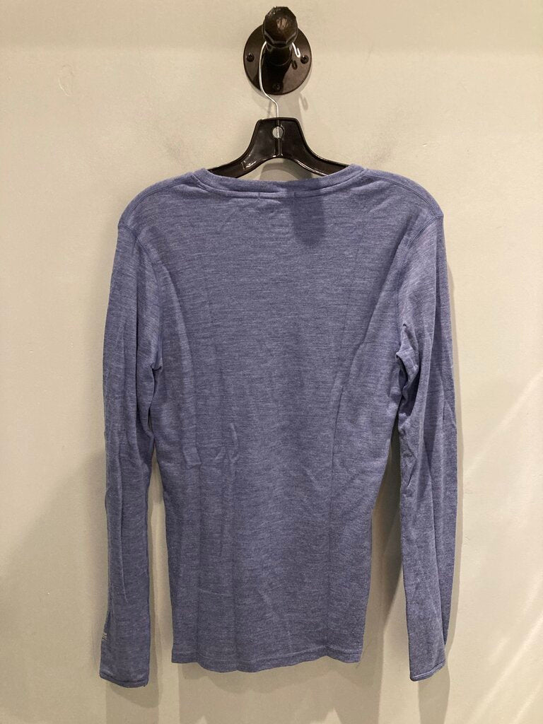 Meriwool LS Crew Baselayer, Blue, Women's XL