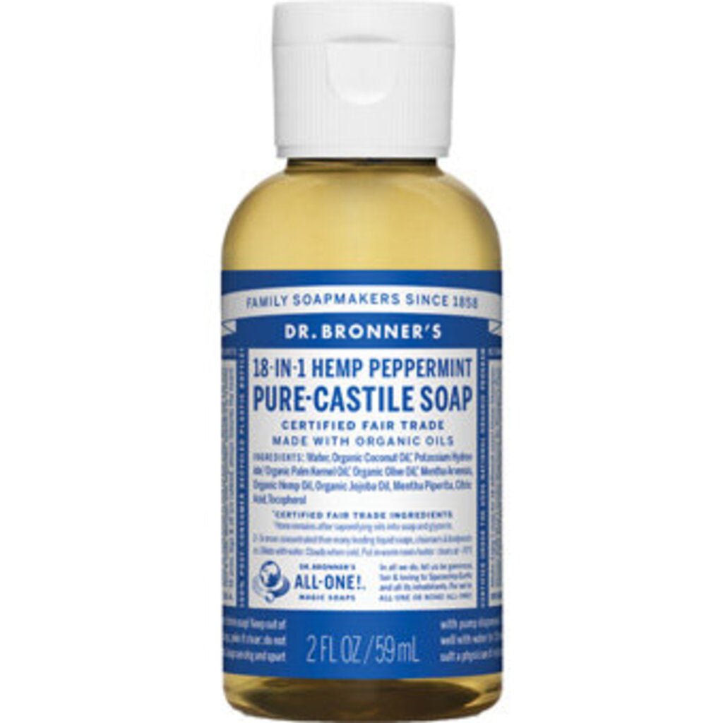 Dr Bronner's Hemp Peppermint Soap, 2oz