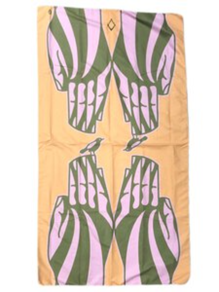 Nomadix Ultralight Towel, Green/Pink, 54x30