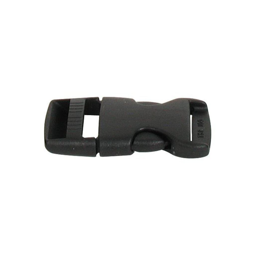 15 Pack 1.5 Inch Side Quick Release Plastic Black Buckles 
