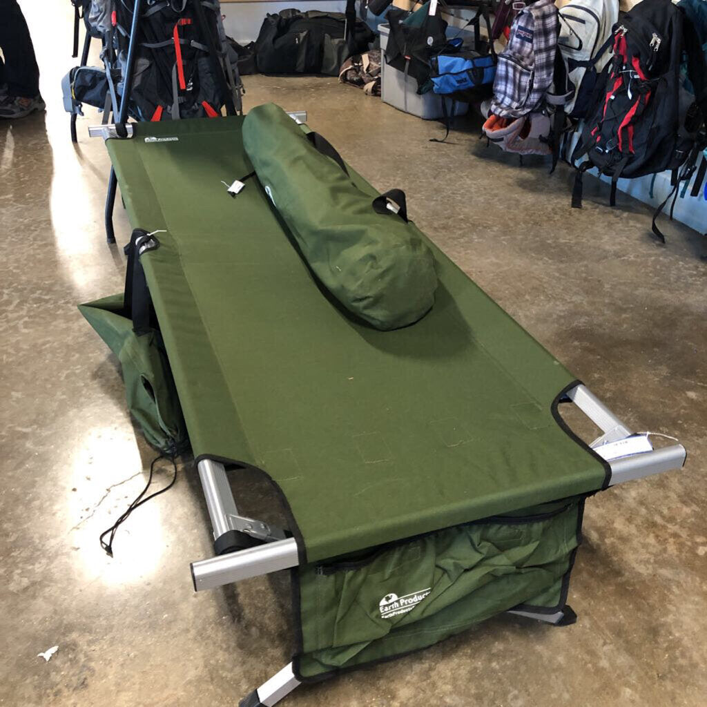 Green top army cot