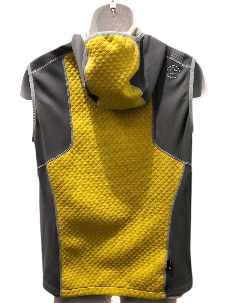 La Sportiva Zipup Hooded Vest, Chartreuse/Mint, Men's M