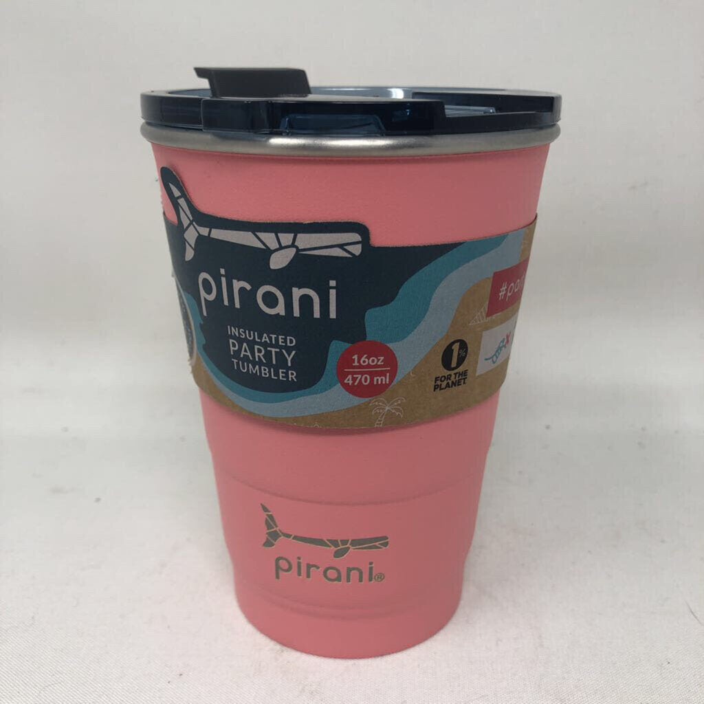 Pirani 16 oz Stainless Steel Insulated Tumbler, Peach