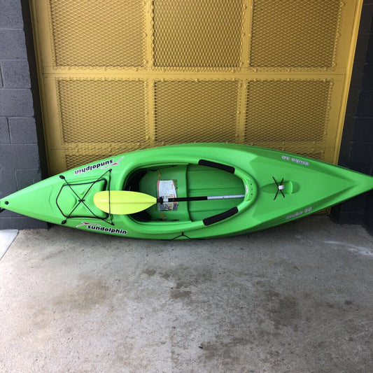 Sundolphin Aruba 10' Kayak, Green (comes w/ paddle)