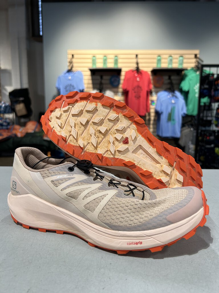 Salomon Sense Ride 4 Shoes, Pink/Orange, Women's 7.5