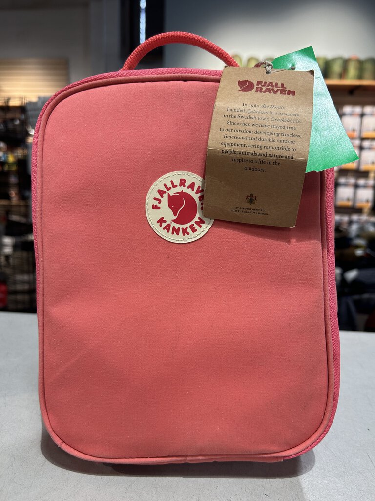 fjallraven kanken pink mini backpack FjallRaven Kanken Mini Cooler, Peach Pink – Second Gear WNC