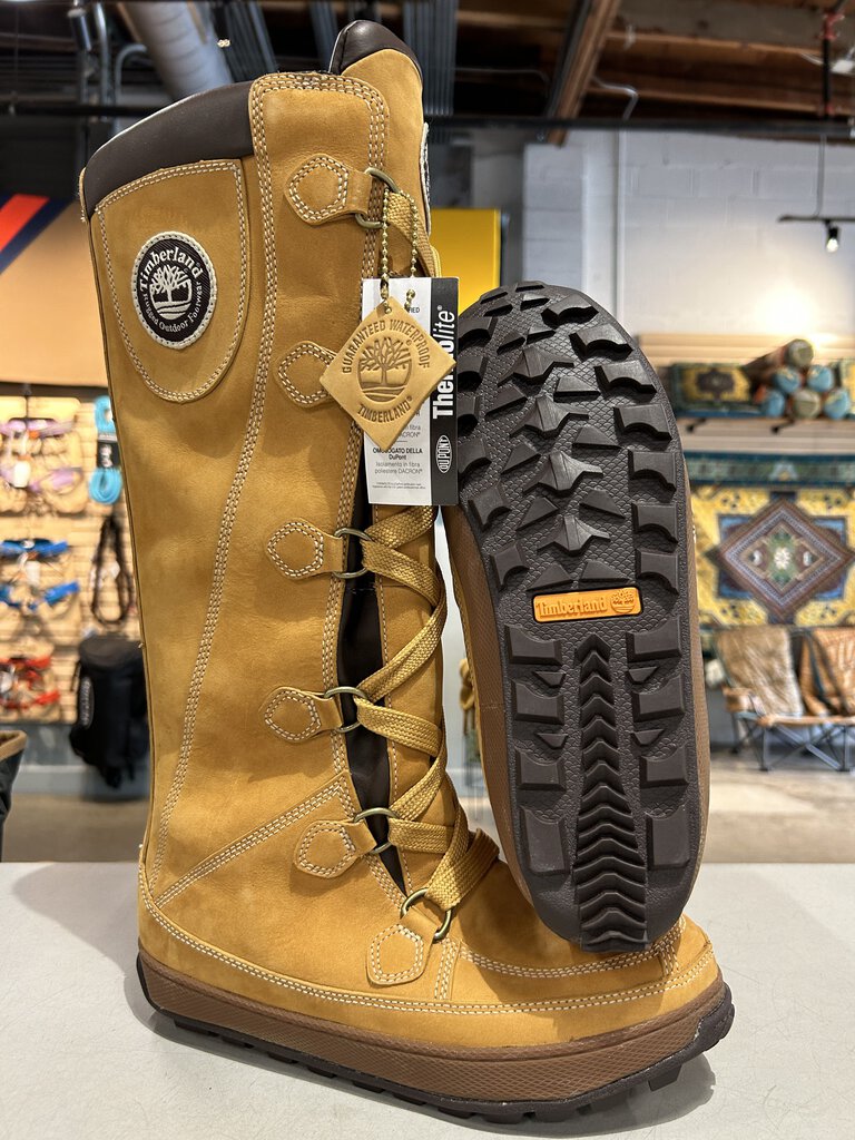 Timberland Tall Lace Up WP Boots, Tan, Women's 9.5 (Unused)