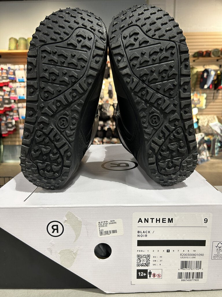 Ride Anthem Snowboard Boots, Black, Men's 9 (Unused)