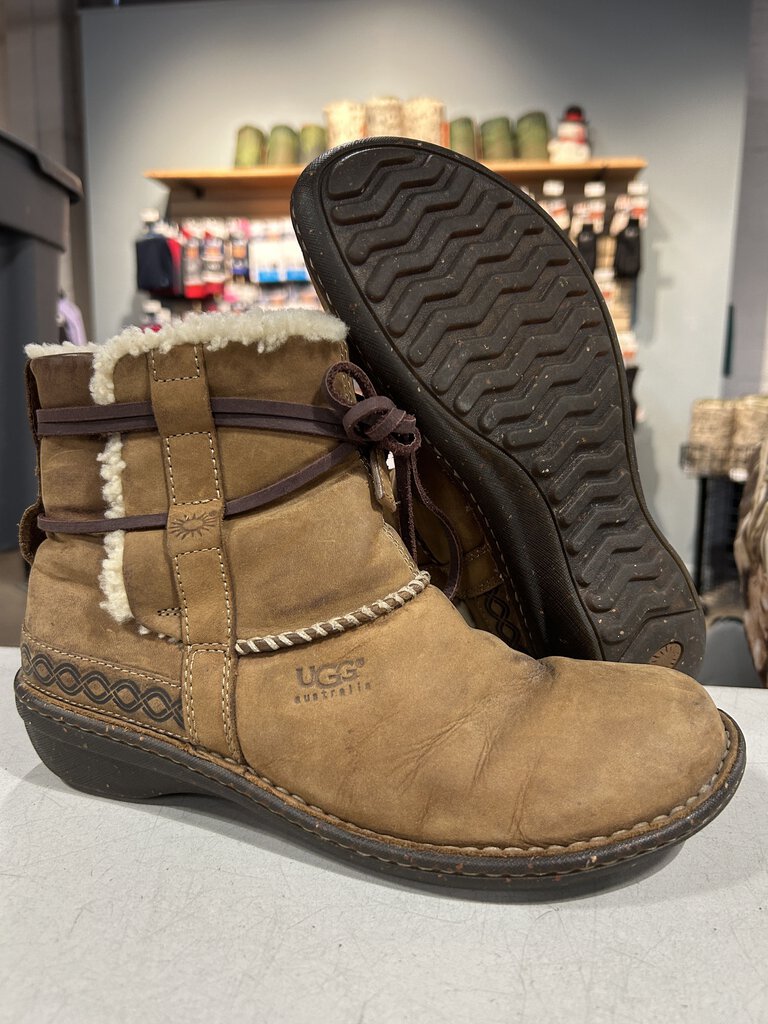 UGG Low Boots, Brown, Women's 10
