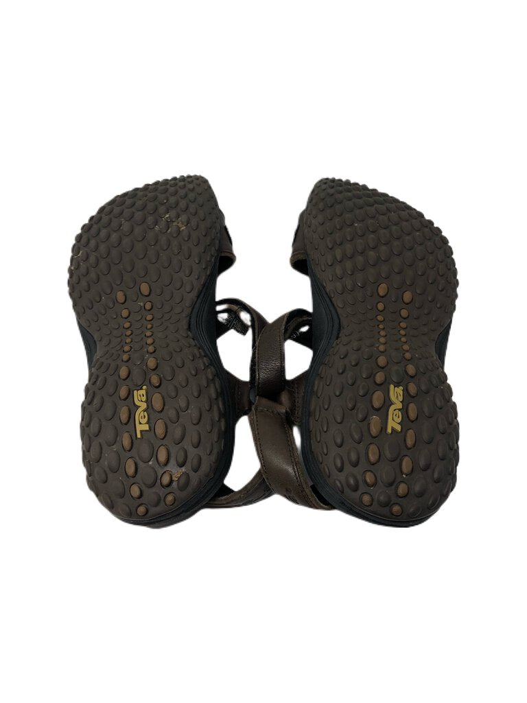 Teva Sandals, Brown, Women's 10.5