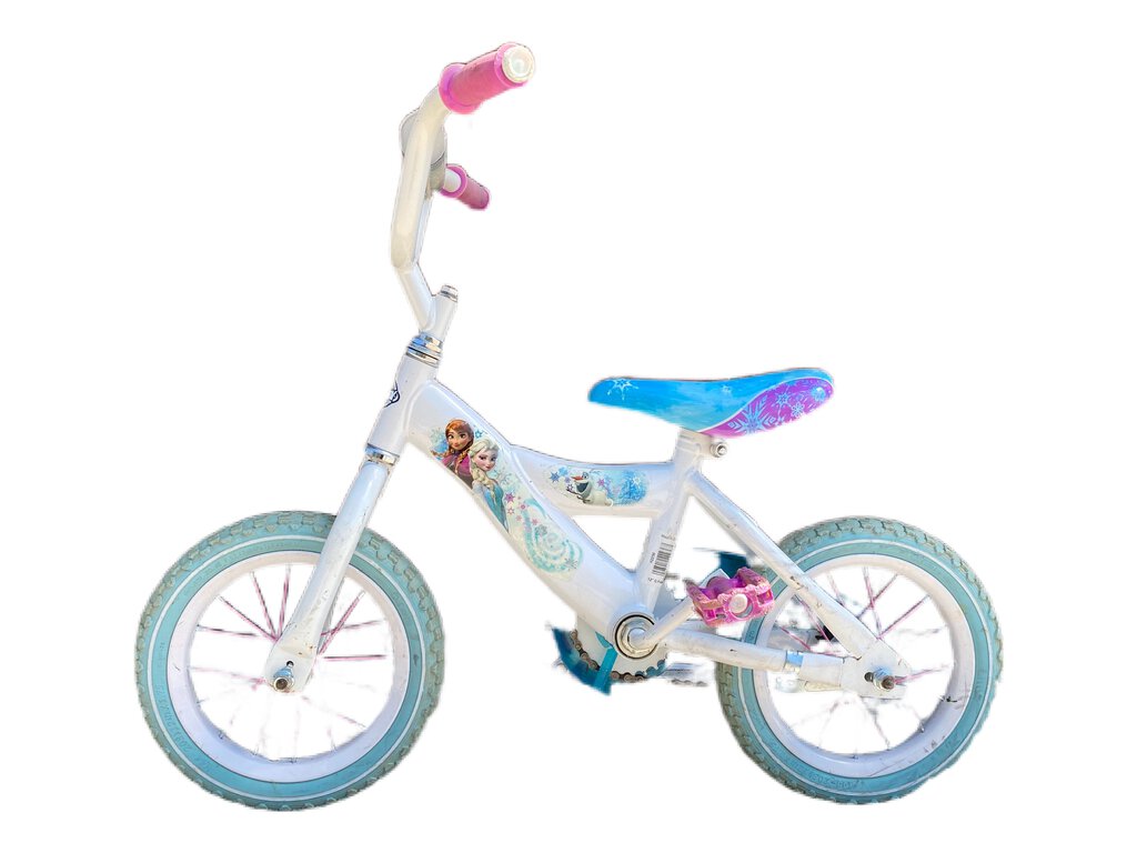 Huffy Kids Bike, White/Frozen, 12"