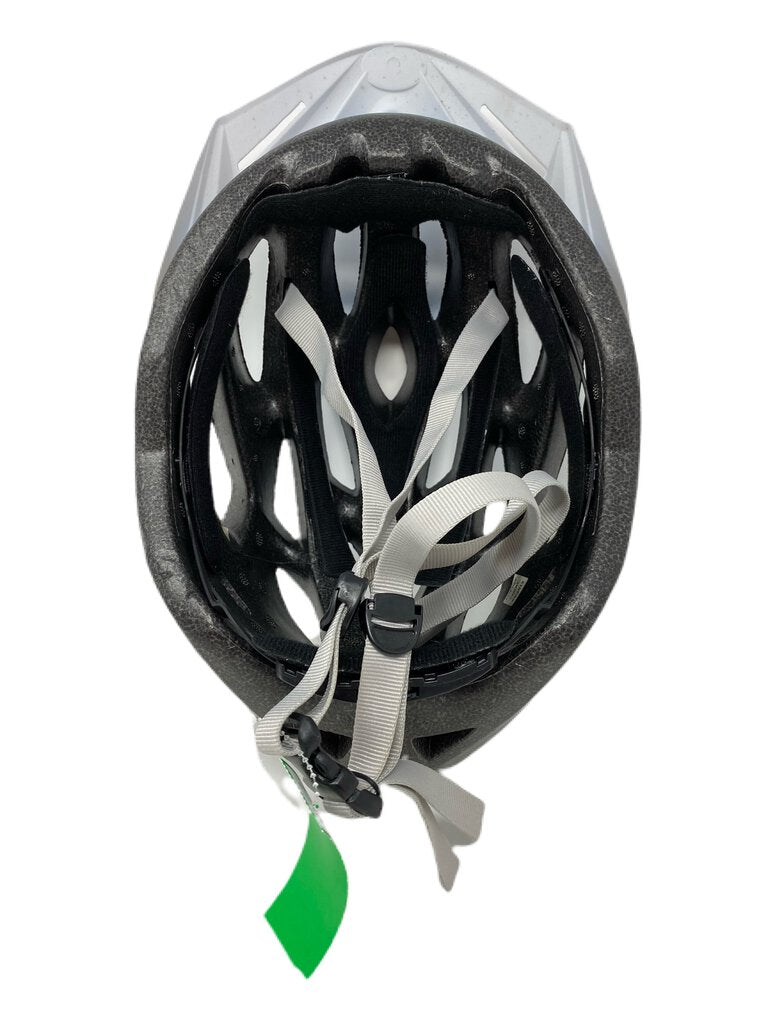 Bike Helmet, Blue/Silver, XL