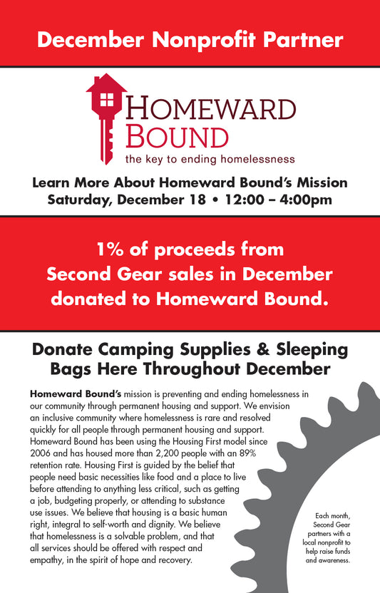 Second Gear's December Non-Profit: Homeward Bound