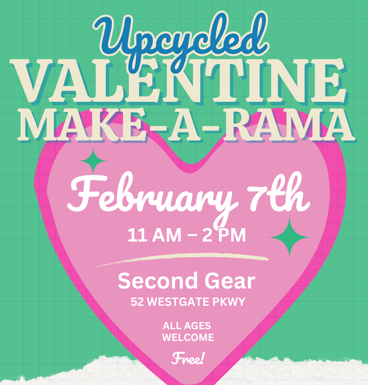Upcycled Valentine Make-A-Rama with ReMix It – Second Gear WNC