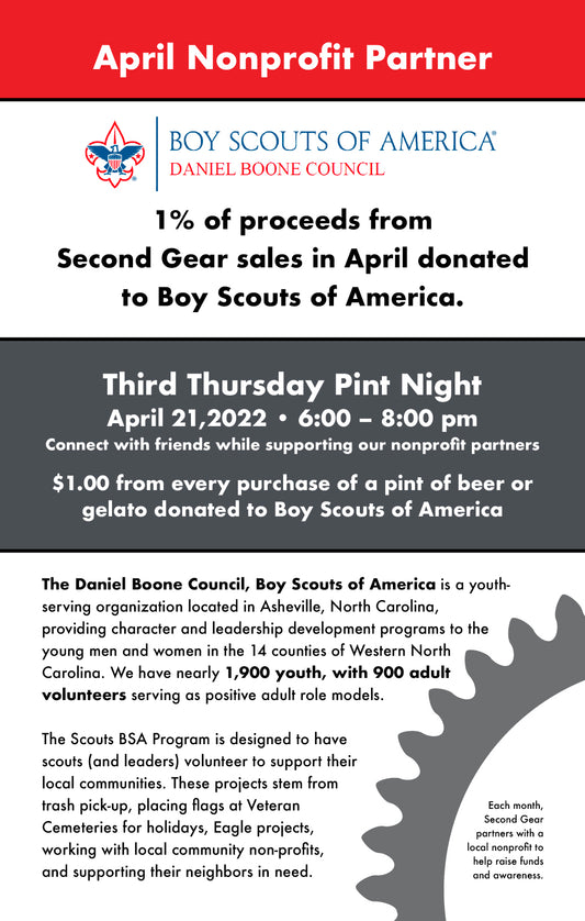 Second Gear's April Non-Profit: Camp Daniel Boone: Boy Scouts of America