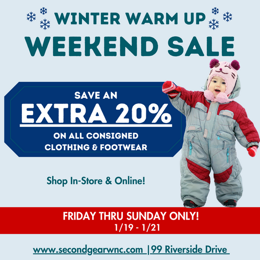 Winter Warm Up Weekend Sale!