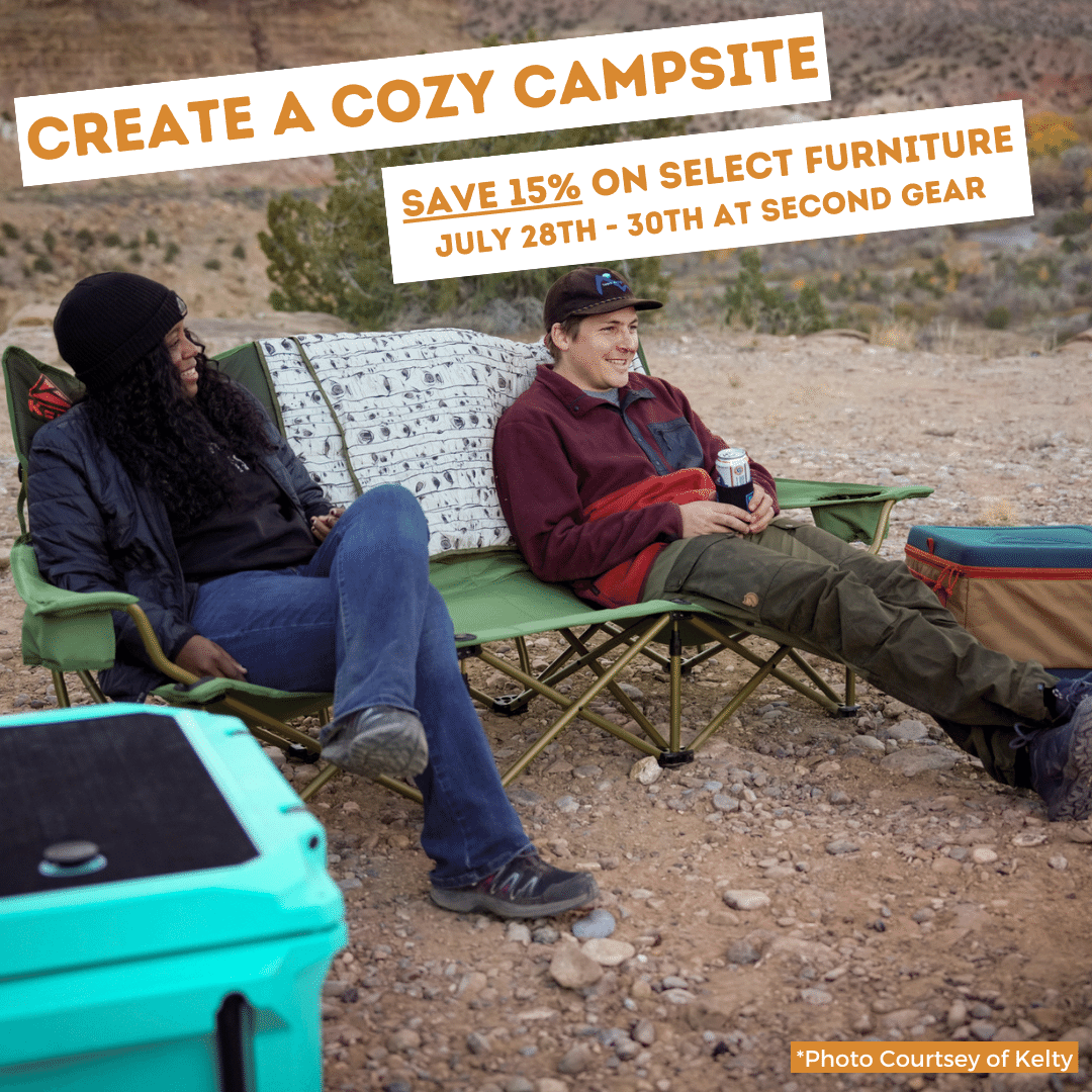 Save 15% On Select Camp Furniture July 28-30th!