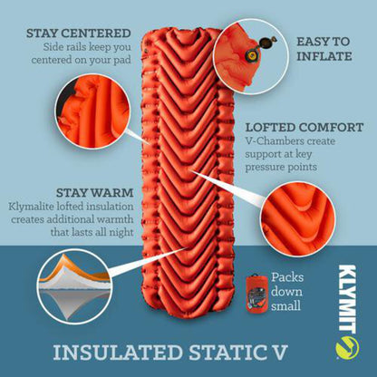 Klymit Insulated Static V, 4 Season