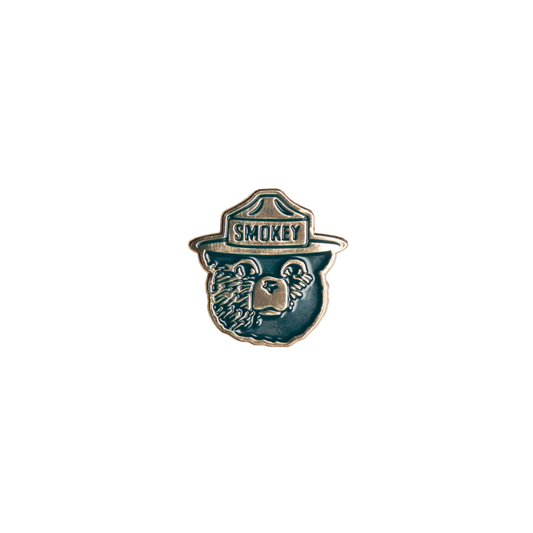 The Landmark Project Enamel Pin, Smokey the Bear