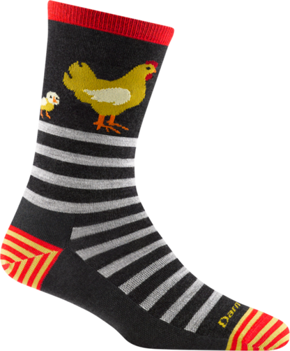 Darn Tough Animal Haus Crew Lightweight Lifestyle Socks, Eclipse / Style 6037