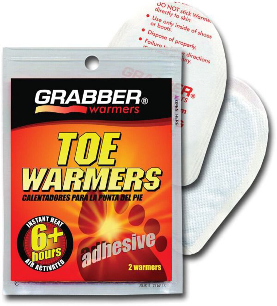 Grabber Toe Warmers, 2-pack
