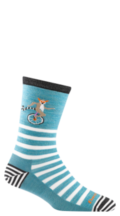 Darn Tough Animal Haus Crew Lightweight Lifestyle Socks, Eclipse / Style 6037