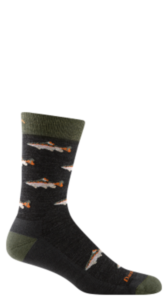 Darn Tough Men's Spey Fly Crew Lightweight Lifestyle Sock