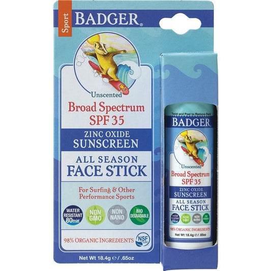 Badger Sport Sun Stick 35 SPF, .65oz