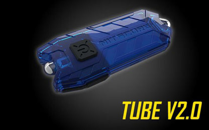 Nitecore TUBE v2.0 55 Lumen USB Rechargeable Keychain Flashlight (Assorted Colors)