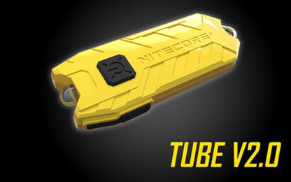 Nitecore TUBE v2.0 55 Lumen USB Rechargeable Keychain Flashlight (Assorted Colors)