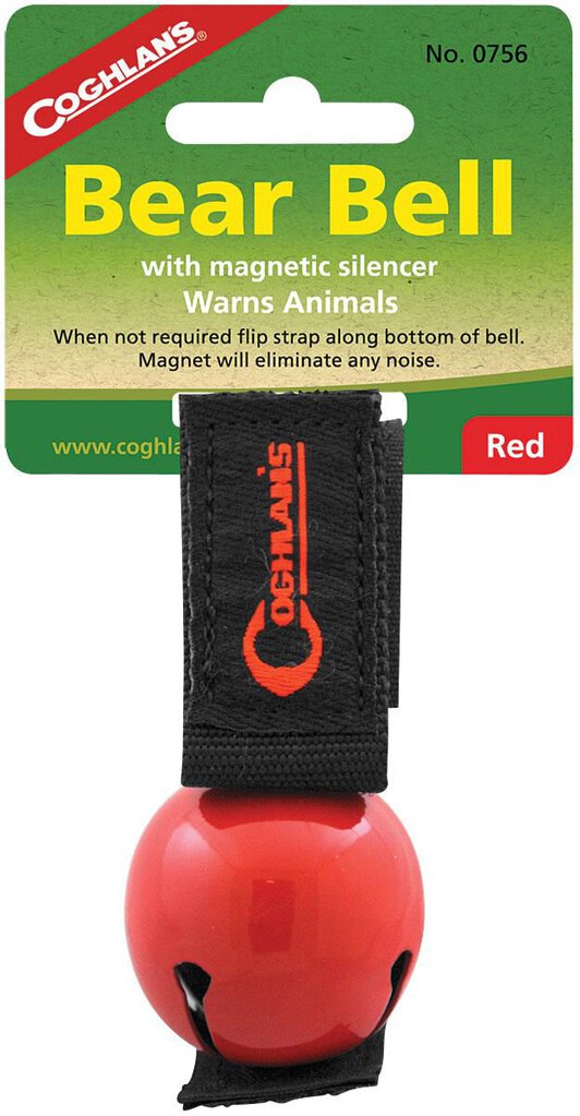 Coghlans Bear Bell w/ Magnetic Silencer (Assorted Colors)