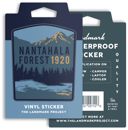 The Landmark Project Vinyl Sticker, Nantahala Forest