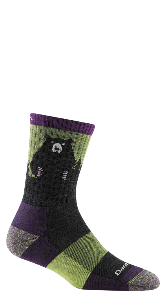 Darn Tough Women's Bear Town Micro Crew Lightweight w/ Cushion Hiking Sock