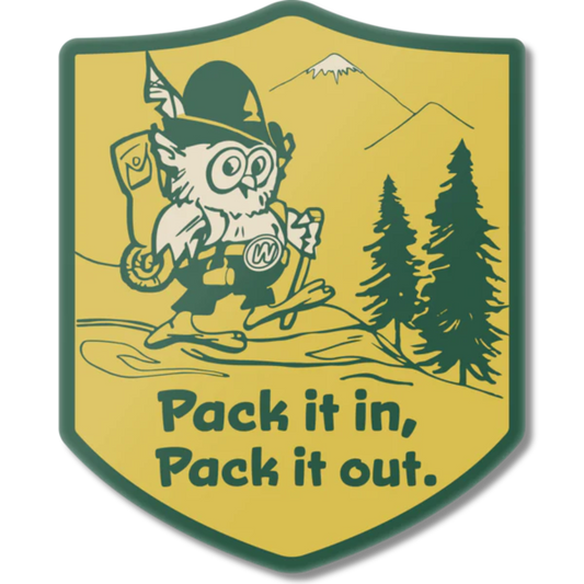 The Landmark Project Magnet, Pack It Out Owl