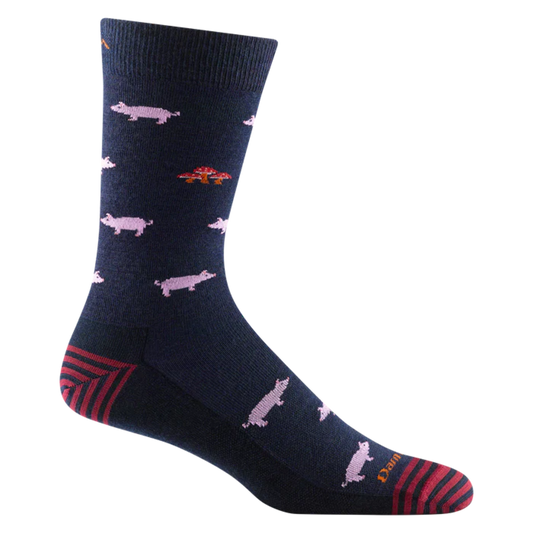 Darn Tough Men's Truffle Hog Crew Lightweight Lifestyle Sock