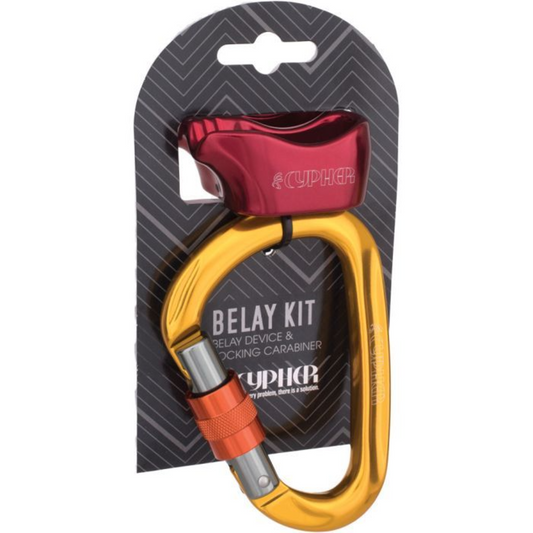 Cypher XF Belay Device HMS Carabiner Kit