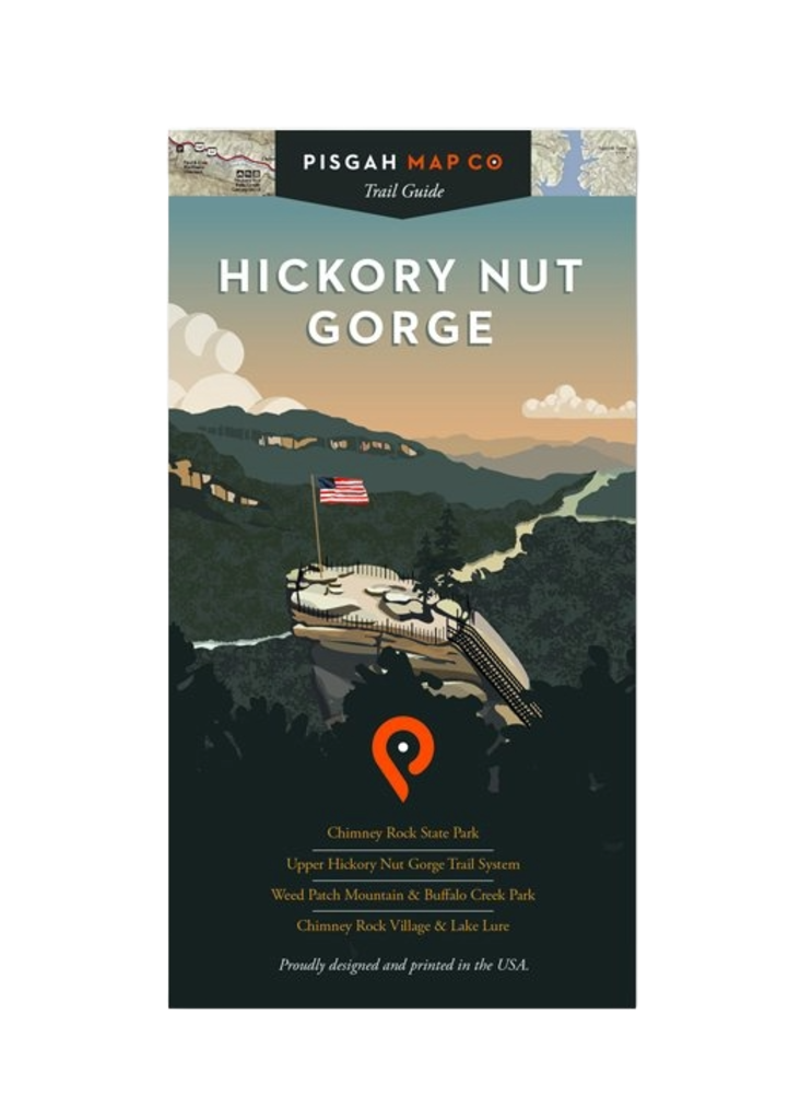 Pisgah Map Company Hickory Nut Gorge Map