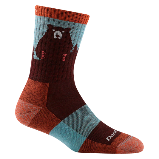 Darn Tough Women's Bear Town Micro Crew Lightweight w/ Cushion Hiking Sock