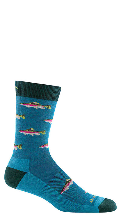 Darn Tough Men's Spey Fly Crew Lightweight Lifestyle Sock