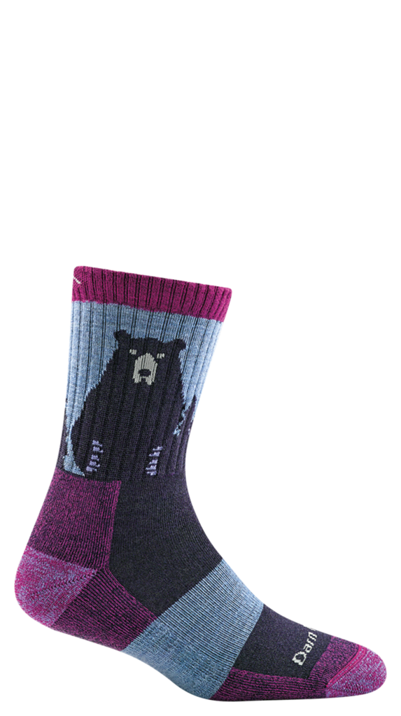 Darn Tough Women's Bear Town Micro Crew Lightweight Hiking Sock