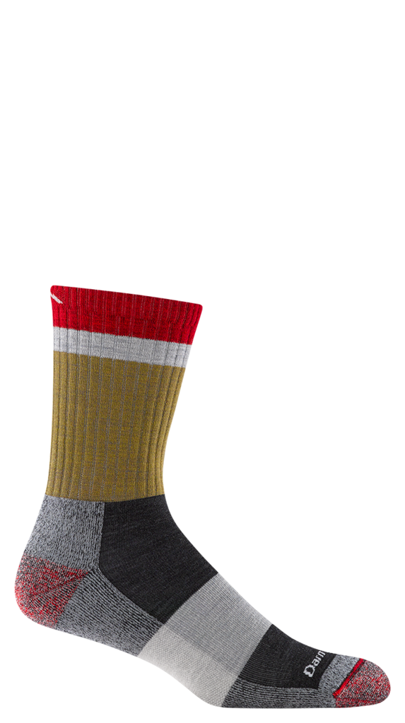 Darn Tough Men's Heady Stripe Micro Crew Lightweight Hiking Sock