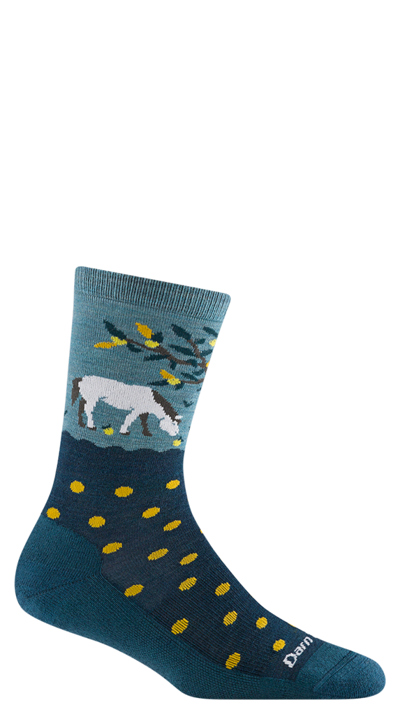 Darn Tough Women's Wild Life Crew Lightweight Lifestyle Sock