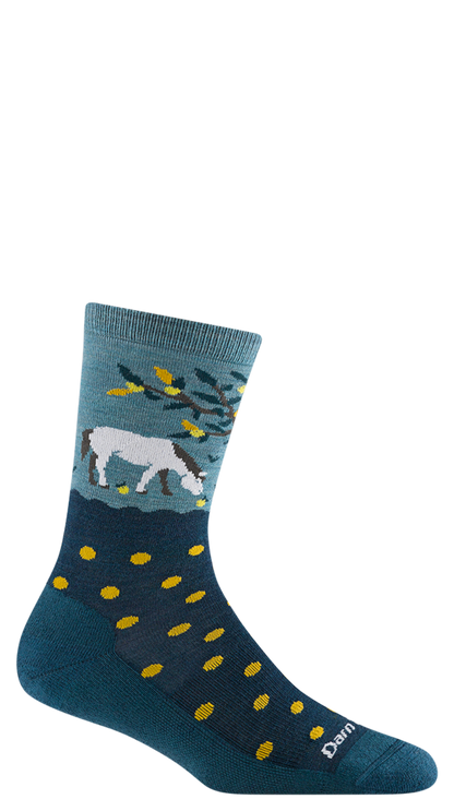 Darn Tough Women's Wild Life Crew Lightweight Lifestyle Sock