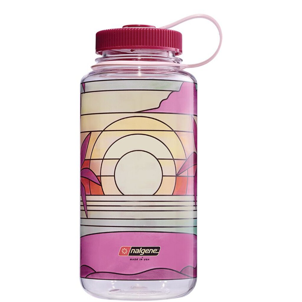 Nalgene Wide Mouth Sustain Stained Glass Water Bottle, 32oz