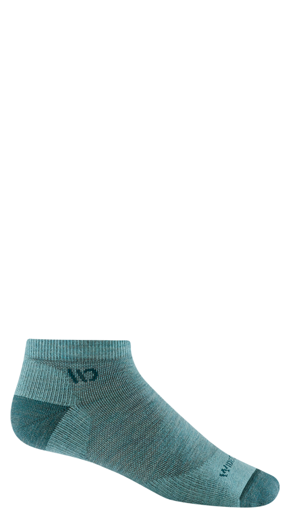 Wide Open Women's Solid Midweight No-Show Sock