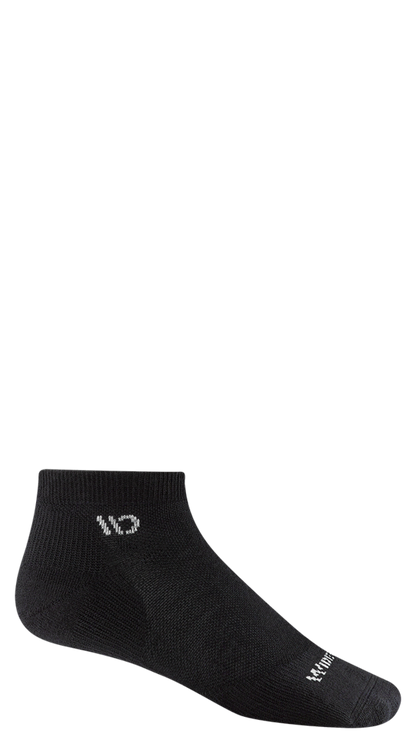 Wide Open Men's Solid Midweight No-Show Sock