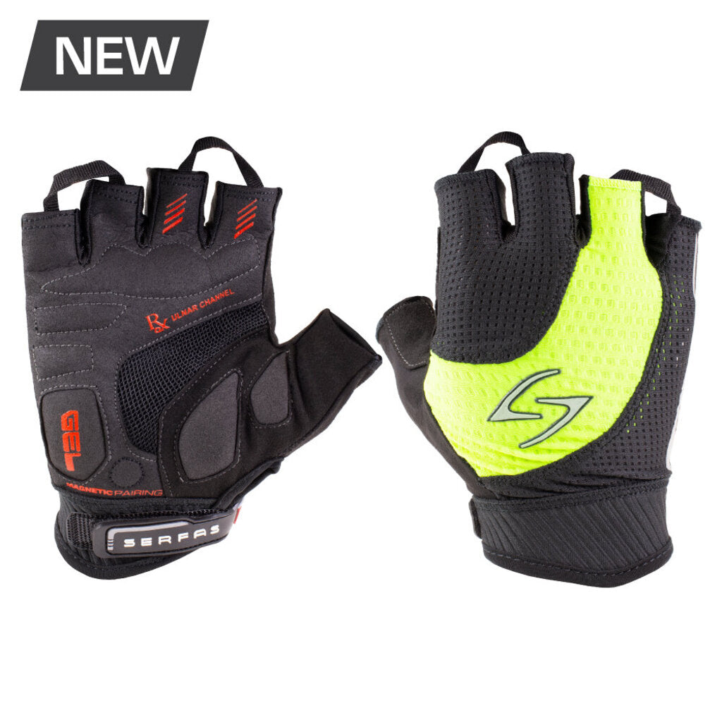 Serfas RX Hi-Vis Short Finger Bike Gloves