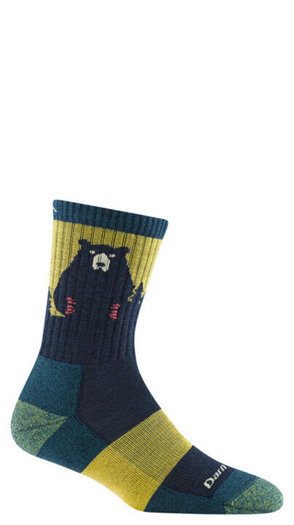 Darn Tough Women's Bear Town Micro Crew Lightweight w/ Cushion Hiking Sock