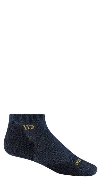 Wide Open Men's Solid Midweight No-Show Sock