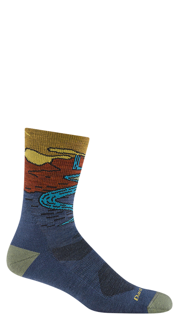 Darn Tough Chasing Waterfalls Micro Crew Lightweight w/ Cushion Hike Socks